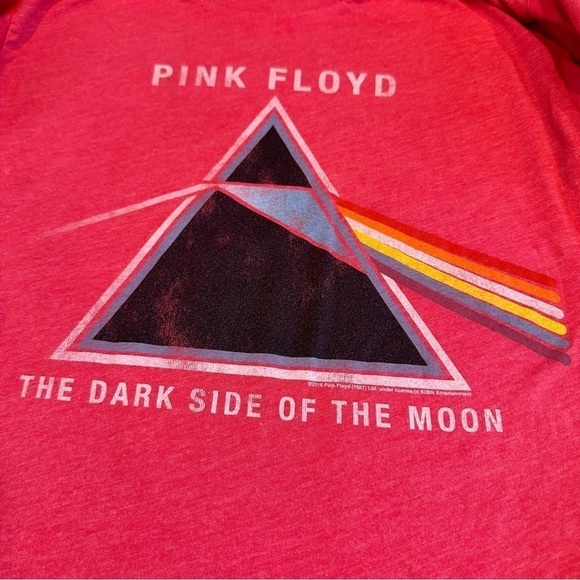 EU GAP Pink Floyd Girl’s Pink Graphic Baseball Tee - Picture 4 of 7